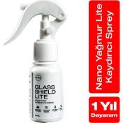 Resim Nasiol Glasshield Lite Nano Yağmur Kaydırıcı-Cam Yüzey Seramik Kaplama Spreyi-1 Yıl Dayanım-50ml 