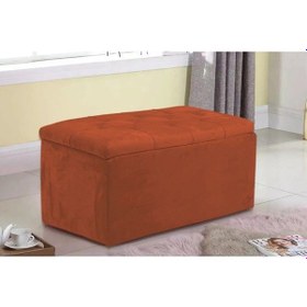 Resim Lüks Sandıklı Kapitoneli Puf 80 Cm Gri 