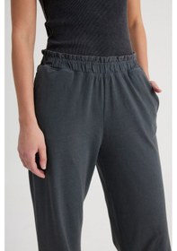 Resim Wrangler Loose Fit Rahat Kesim Yüksek Bel Geniş Paça %100 Pamuk Antrasit Sweatpant Eşofman W241602003 Antrasit 
