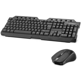 Resim Ireless Klavye Mouse Set Q Siyah Hd842 
