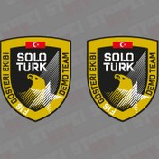 Resim STİCKERCI BEY 2 Adet 7*8 Cm Solo Türk Sticker Folyo Baskı Kaplama Etiketi Modifiye Ve Aksesuar Malzemesi 