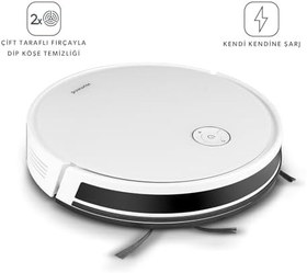 Resim Homend Alex 1288h Moplu ve Akıllı Robot Süpürge Gyroscope Beyaz 
