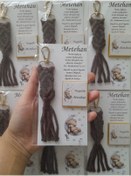 Resim 50 Adet Çikolatalı Makrome Anahtarlık Bebek Mevlüt Sünnet Hatıras Kahverengi 