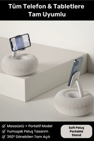 Resim Noriyen Peluş Yastık 360 Derece Rotasyon Yükseklik ve Açı Ayarlanabilir Telefon & Tablet Tutucu Şık Stand 