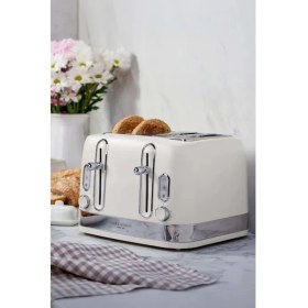 Resim Laura Ashley Sage Leaf 4 Dilim Ekmek Kızartma Makinesi 2300W 