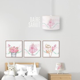 Resim Popcorn Kids Ocean Ballerına Daire Sarkıt Aydınlatma (Large) 