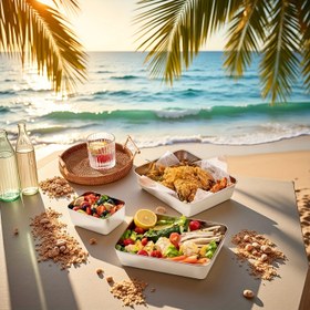 Resim 16 adet Paslanmaz Çelik Dış Mekan Gıda Saklama Kabı Seti, Yığınlanabilir Kapaklı Tasarım, Sebzeler, Meyveler, Taze Et ve Çeşitli Gıdalar için Büyük Kapasite, Kamp, Lüks Restoranlar, Okul Yemekhaneleri ve Ev Mutfakları için İdeal 