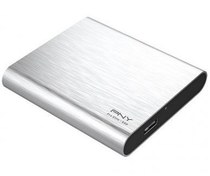 Resim Pny Pro Elite Gümüş 250 Gb 1000/320Mb/S Usb 3.2 Gen 2 Type-C Taşınabilir Ssd (Psd0Cs2060Sb-250-Rb) 