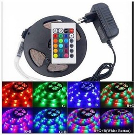 Resim 3 Çipli Rgb İç Mekan Şerit Led 5 Metre 