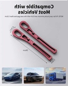 Resim Fortunelane Araba Koltuk Aralığı Tıkama - Eşya Sakla - Kırmızı 2 Adet 