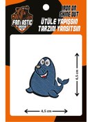 Resim FANTASTIC ARMA Ütü Ile Yapışan Dokuma Arma Patch, Fok Balığı 