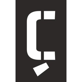 Resim İsg Tabelam 13x20cm/kompozit/Ü Harfi Boyama Şablonu 