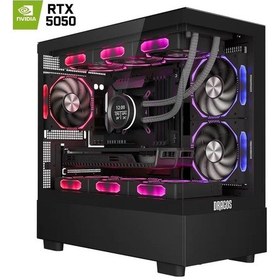 Resim Dragos DRX7515 R5-5600 32 GB 1 TB NVMe SSD RTX5050 Free Dos Oem Paket Masaüstü Oyuncu Bilgisayarı 