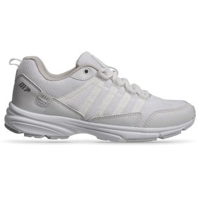 Resim MP Rahat Kalıp Kadın Bağcıklı Günlük Sneaker Beyaz Ayakkabı 