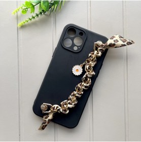 Resim Iphone 13 Pro Max Lüx Çiçek Zincirli Lansman Klıf 