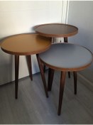 Resim 3'Lü Zigon Sehpa 16Mm Veya 18Mm Mdf Tabla (432531071) 