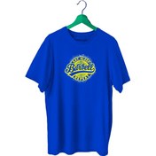 Resim Bluu Barbell Sporcu T-Shirt Bisiklet Yaka (528819028) 