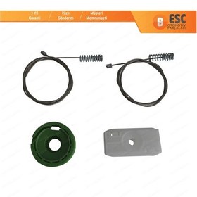 Resim Mercedes CLK55 AMG CLK320 CLK430 97-2003 İçin Arka Cam Kriko Seti 