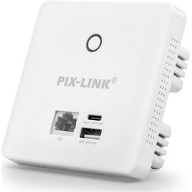 Resim Büro Ev Ofis Network Bağlantısı İçin Beyaz 300mbps Poe Destekli Duvar Tipi Wifi Access Point 