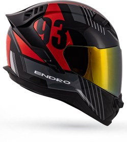 Resim ENDRO Twister Route 93 Siyah-Kırmızı 