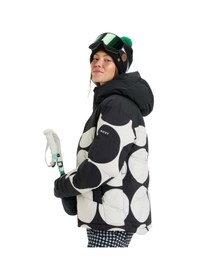 Resim Roxy Roxy Alofted Puffy Jk Kadın Siyah Snowboard Ceketi 6700 Siyah 