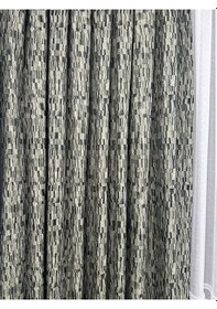 Resim Orman Yeşili Detaylı Açık Yeşil Zemin Fon Perde 1/3 Sık Pile Orman Yeşili 