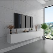 Resim Myniture Home & Living Duvara Monte Tv Sehpası Beyaz S6106-1 