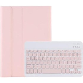 Resim Samsung Uyumlu Tab S9 Fe Sm-x510 Bt Klavyeli Standlı Kılıf -bkk4 Pembe 