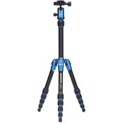 Resim Benro / Mefoto A-0350Q0B Mag.Alum.Colorful Travel Angel Tripod (Blue) 