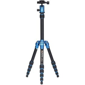 Resim Benro / Mefoto A-0350Q0B Mag.Alum.Colorful Travel Angel Tripod (Blue) 