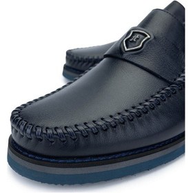 Resim Tamer Tanca Erkek Hakiki Deri Lacivert Loafer Ayakkabı 1008 3390 Erk Ayk Sk24-25 Lacı Dr Lacivert 