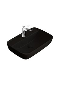 Resim Paluci Enzo Matt Black Çanak Lavabo 