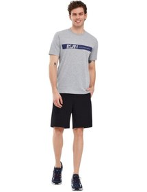 Resim Skechers Erkek Gri Tshirt S241009-036 GRI MELANJ 