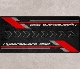 Resim HYPERMOTARD 950 İçin Tasarlanmış Motosiklet Matı - MM7178 - Kişiye Özel / 220cm x 100cm 