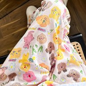 Resim Kadınların Sevimli Karikatür Ayı Pantolonları - Hafif, Bol Kesim, Tüm Mevsimler İçin Rahat, Bahar ve Yaz Gezileri, Evde Yürüyüş ve Günlük Giyim İçin Mükemmel, Sevimli Pantolonlar 