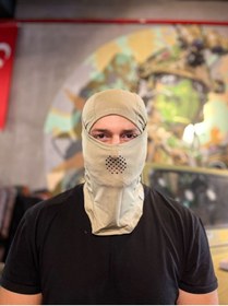 Resim SİNGLE SWORD BALAKLAVA MASKE BEJ 
