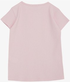 Resim Breeze Kız Çocuk Tişört Güpürlü Fitilli 4-8 Yaş, Pembe-pembe Pembe 