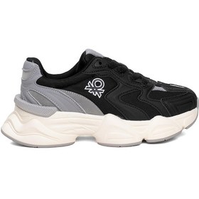 Resim Benetton Bnı-11121 Kadın Klasik Sneaker Siyah-siyah Siyah 