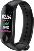Resim pazariz M3 Bluetooth Akıllı Bileklik Saat Dijital Ekran Universal 