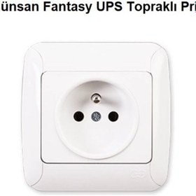 Resim Günsan Fantasy Renkli Ups Topraklı Priz 