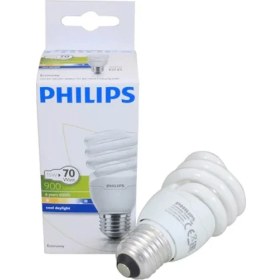 Resim Philips 15W Tasarruflu Ampul E27 Beyaz 