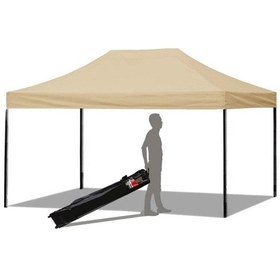 Resim Reyo 3 4,5 Premium Makaslı Katlanır Çardak Krem 