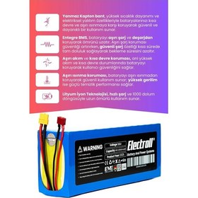 Resim Electroll Onvo Rx-04 2400W Batarya (Maksimum Kapasite) 52V 40.000MAH Elektrikli Scooter Bataryası 