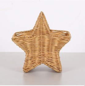 Resim Bohem Rattan Yıldız Çatallık Ve Kaşıklık, Iskandinav, Modern 