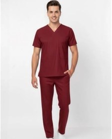 Resim Onora Unisex Soft Likra Hemşire ve Doktor Üniforması,Cerrahi Takım Scrubs Üniforma 