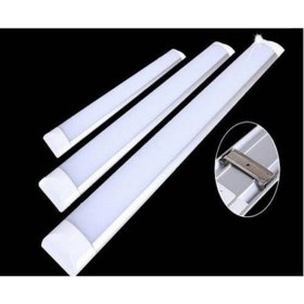Resim Ecolite 2'Li Paket 32W Yatay Led Bant Armatür Gün Işığı Sarı 