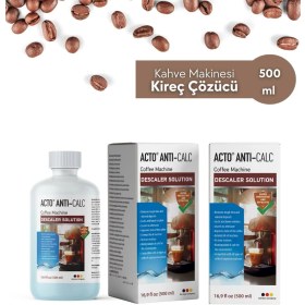 Resim Acto Antı-Calc 500 ML Kahve Makinaları İçin Sıvı Kireç Çözücü 