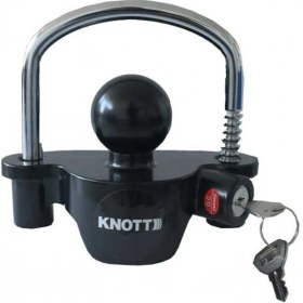 Resim Knott Römork Karavan Kaplin Güvenlik Kilidi Topuz Tip (Standart kaplinler için) 