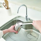 Resim 1 adet Uzun Saplı Yumuşak Silikon Şişe Fırçası, Çok Fonksiyonlu Katlanabilir Bardak Temizleme Fırçası Mutfak, Banyo, Oturma Odası, Yatak Odası, Açık Hava Kullanımı İçin - Ölü Nokta Temizleme Aracı 