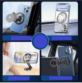 Resim Torpido Üstü Araç İçi Telefon Tutucu Göğse Yapışan Manyetik Mıknatıslı Telefon Tutucu İphone 12-16 Pro Max Direk Yapışan Telefon Tutucu S25 Ultra Telefon Tutucu 2. Model 4296 